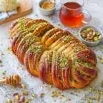 Honey Pistachio Babka Bread