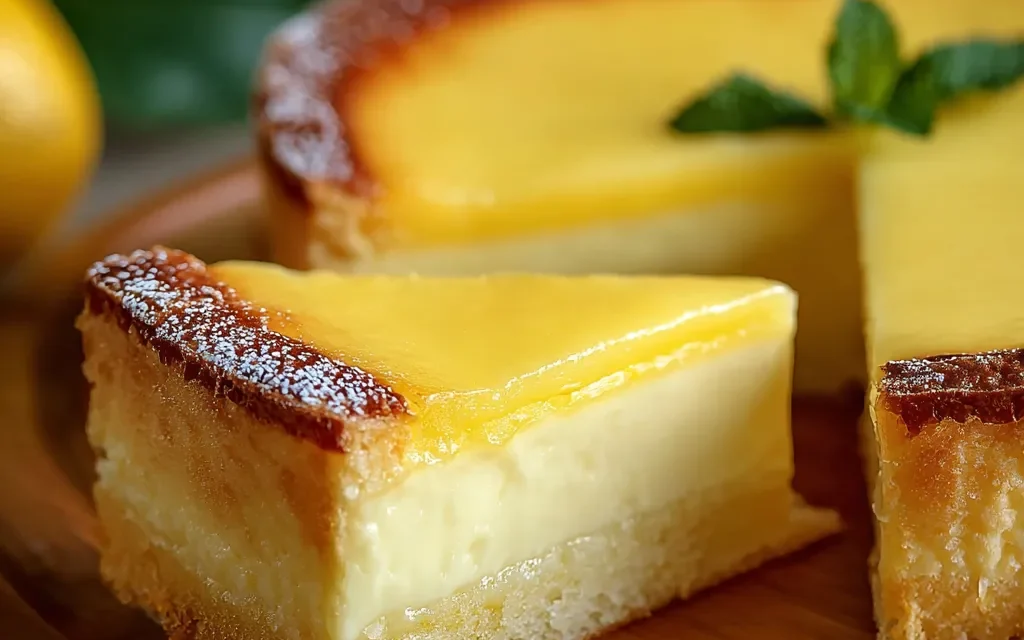 Authentic Italian Grandma’s Lemon Custard Cake