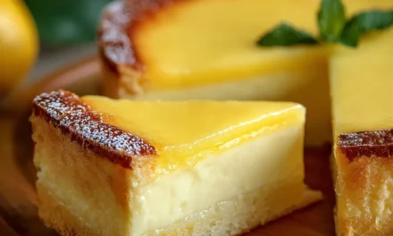 Authentic Italian Grandma’s Lemon Custard Cake