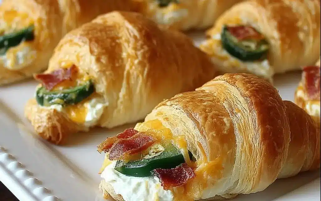 Jalapeño Popper Crescent Rolls – A Delightful Handheld Appetizer