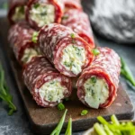 Keto Salami Roll-Ups