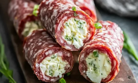 Keto Salami Roll-Ups: A Beginner-Friendly, Comforting Snack or Appetizer