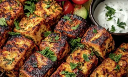 Middle Eastern Tofu Kebabs: Delectable Flavor in Every Bite