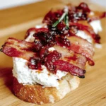 Million Dollar Bacon Goat Cheese Appetizer Log