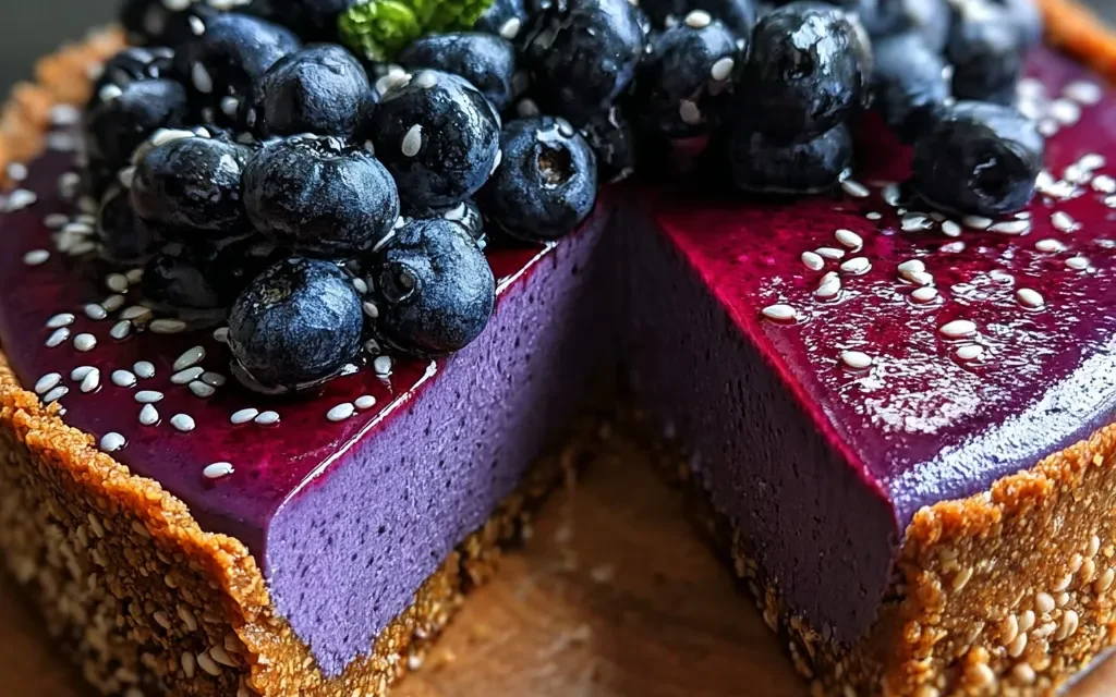 No-Bake Blueberry Chia Seed Pie: A Delightful Treat