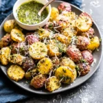 Parmesan Pesto Roasted Potatoes