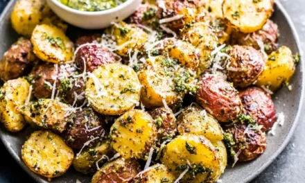 Parmesan Pesto Roasted Potatoes: A Flavorful Side Dish
