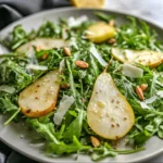 Pear and Arugula Salad with Honey Vinaigrette