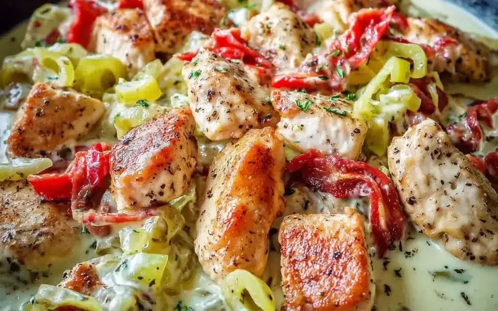 Pepperoncini Chicken Skillet: A Flavor-Packed Weeknight Wonder