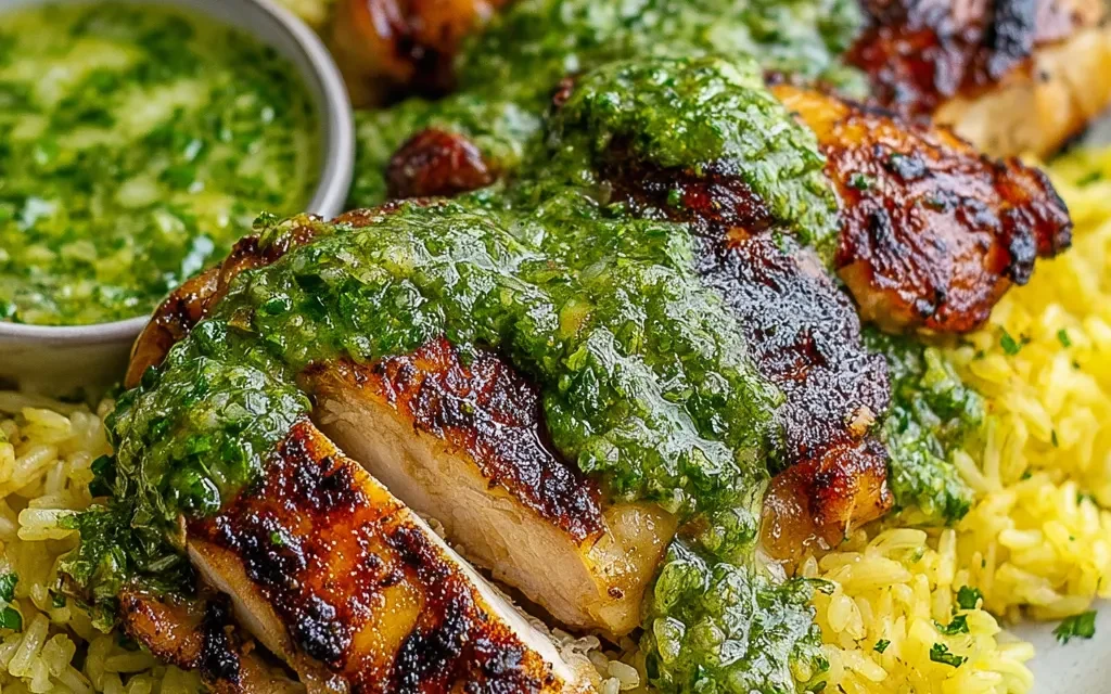 Peruvian Chicken with Aji Verde & Cilantro Rice: A Delightful and Simple 30-Minute Meal