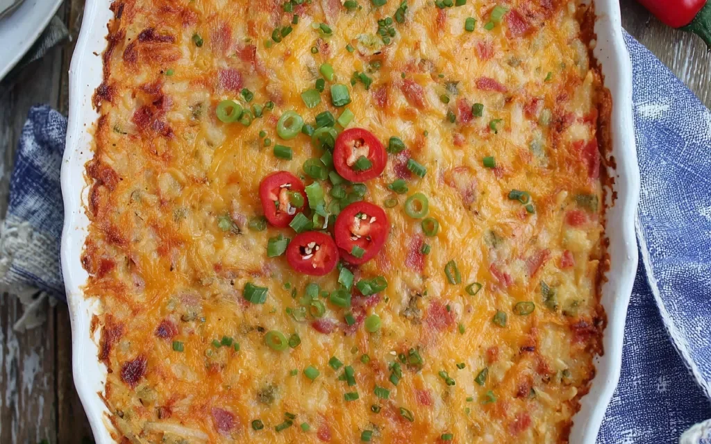 Pimento Cheese Hash Brown Casserole – A Delightful Comfort Food Classic