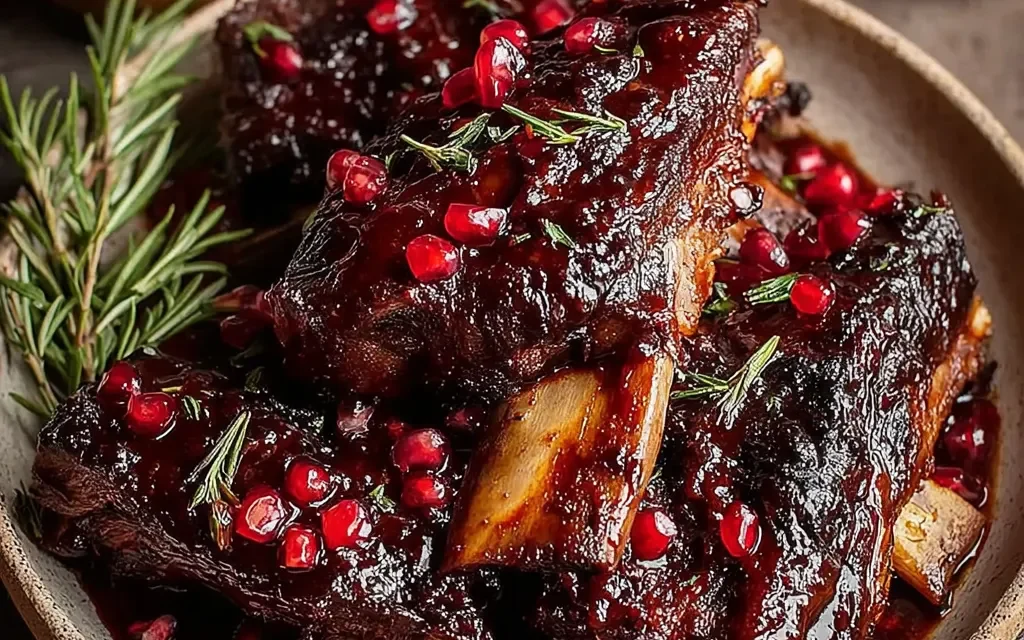 Pomegranate Braised Short Ribs: A Delightful and Easy Dinner