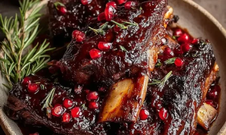 Pomegranate Braised Short Ribs: A Delightful and Easy Dinner