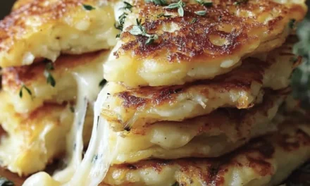 Potato and Onion Cheese Pancakes: A Delicious Everyday Meal