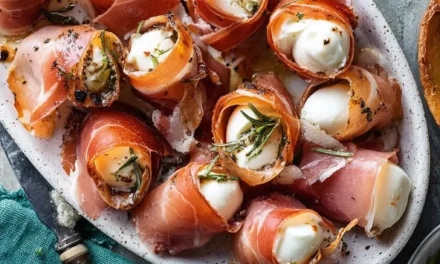 Prosciutto Wrapped Mozzarella Bites: A Delightful Appetizer Ready in No Time