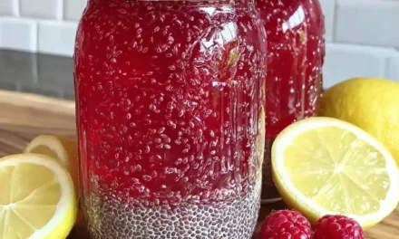 Refreshing Raspberry Lemon Chia Seed Water