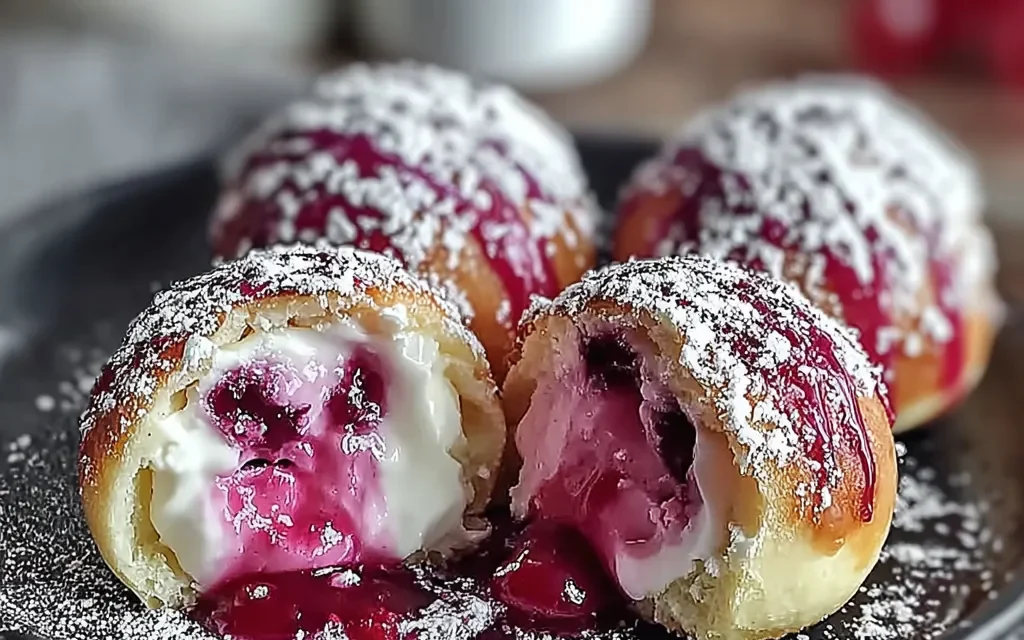 Rhubarb Cheesecake Bombs: A Delightful Bite-Sized Treat
