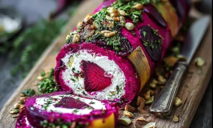 Roasted Beet & Goat Cheese Log – A Delightful Appetizer