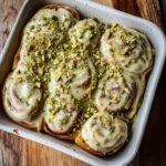 Small Batch Pistachio Cream Cinnamon Rolls