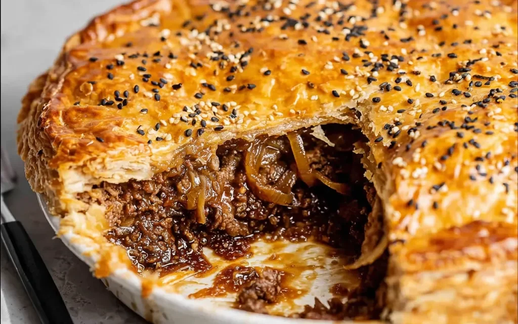 Steak and Onion Meat Pie – A Hearty Family-Style Favorite