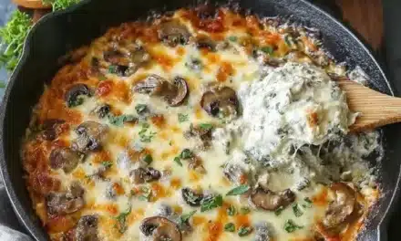 Creamy 30-Minute Stuffed Mushroom Dip