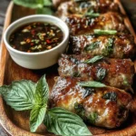 Thai Basil Beef Rolls