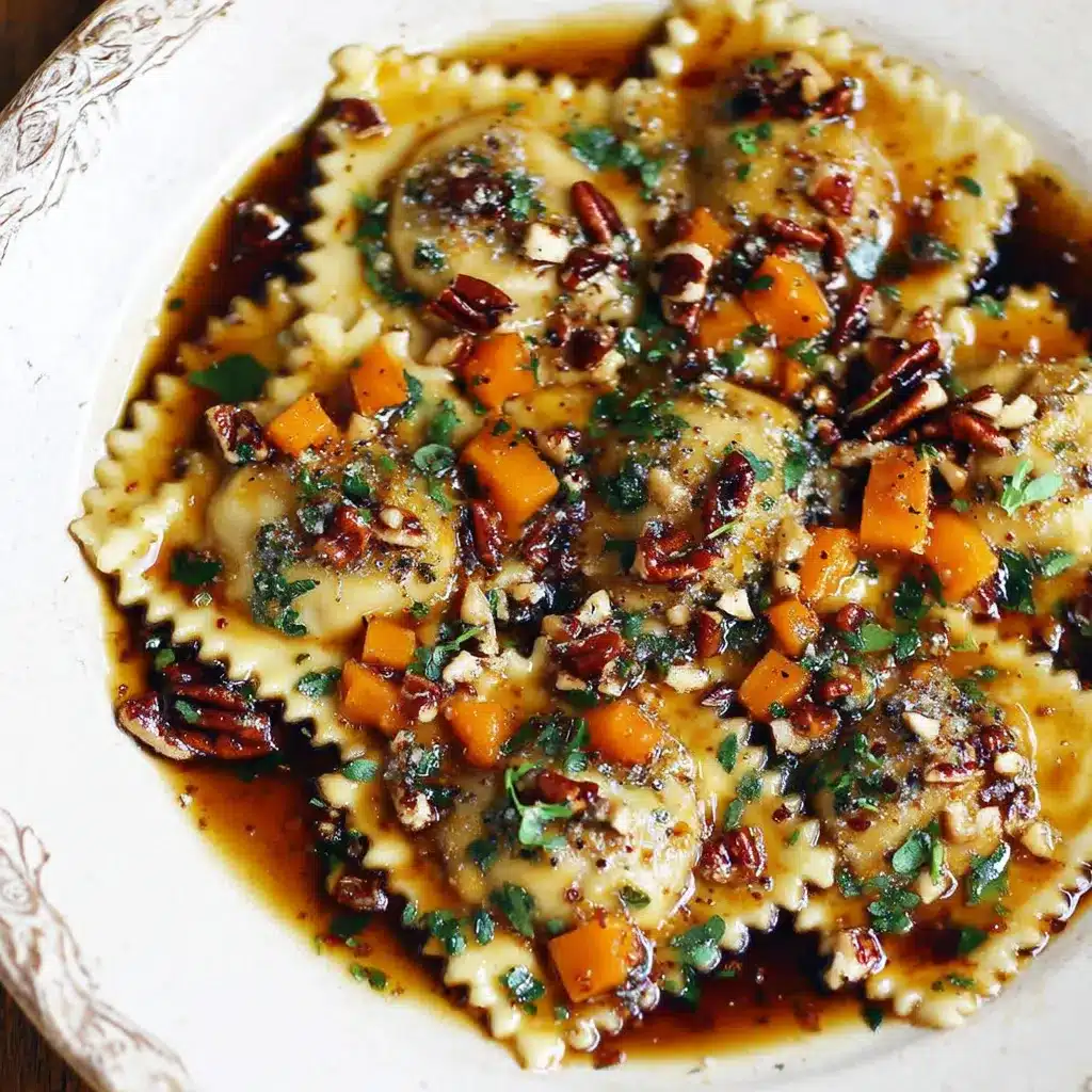 Thanksgiving Butternut Squash Ravioli with Brown Butter and Pecans ...
