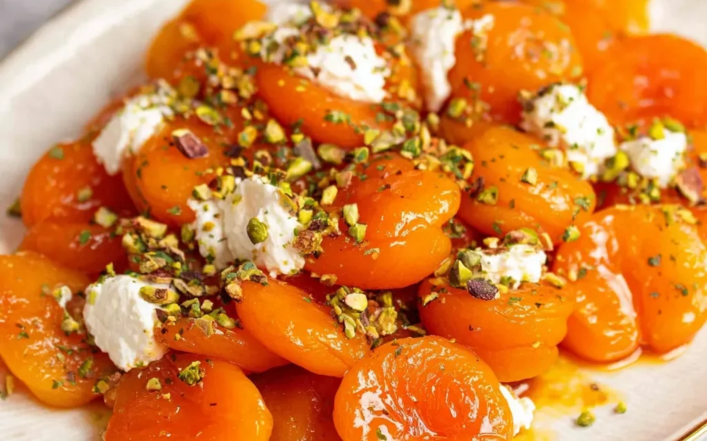 Turkish Poached Apricots with Ricotta: A Delightful Dessert in Just 30 Minutes
