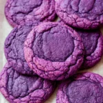 Ube Brownie Cookies