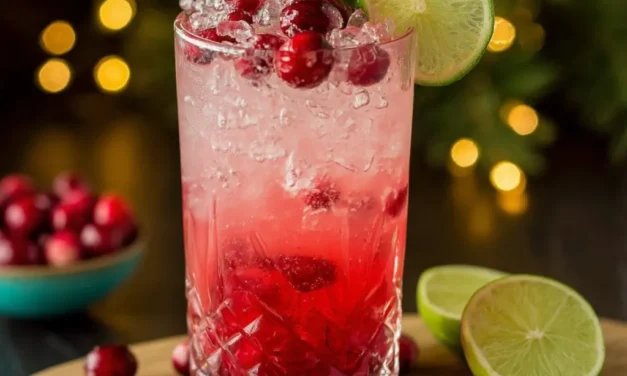 Vanilla Cranberry Crush Mocktail – A Refreshing Family-Style Mocktail