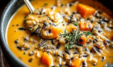 Vegan Pumpkin Wild Rice Soup – A Comforting Delight
