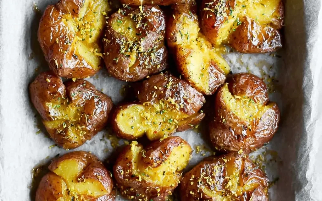 Vegan Thanksgiving-Style Smashed Potatoes – A Quick and Delicious Holiday Side