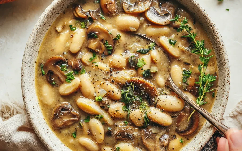 White Bean Mushroom Stew – A Comforting and Flavorful Meal