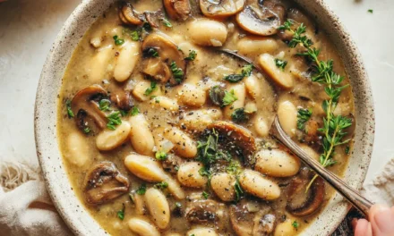 White Bean Mushroom Stew – A Comforting and Flavorful Meal
