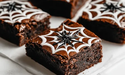 White Chocolate Spiderweb Brownies: A Foolproof Halloween Treat
