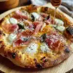 White Pizza with Prosciutto & Hot Honey