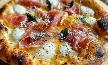 White Pizza with Prosciutto & Hot Honey – Perfectly Crispy & Flavorful