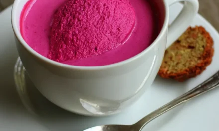 Delightful White Chocolate, Beetroot and Cardamom Mousse