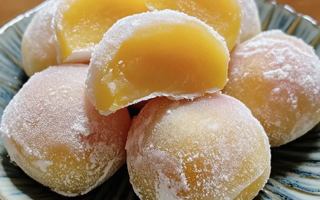 Whole Peach Mochi: A Scrumptious Bite-Sized Delight