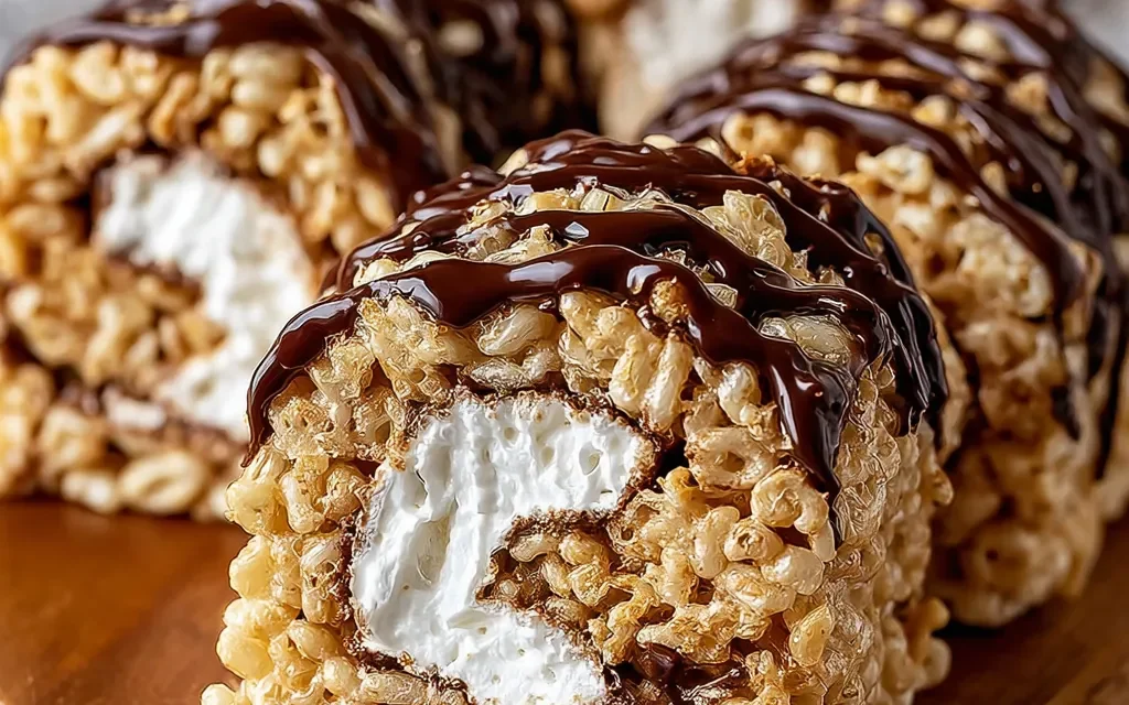 S’more Rolled Rice Krispie Treats – A Delicious Family-Style Dessert
