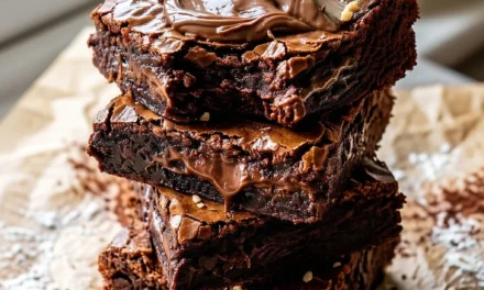 3-Ingredient Nutella Brownies: A Decadent Delight in Minutes