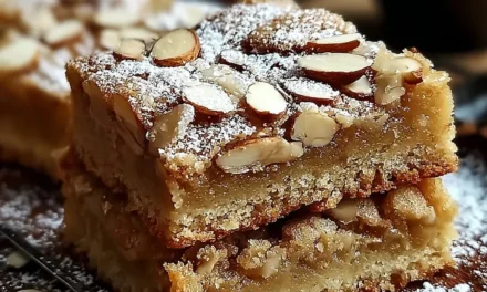 Almond Croissant Blondies: A Comforting Homemade Treat
