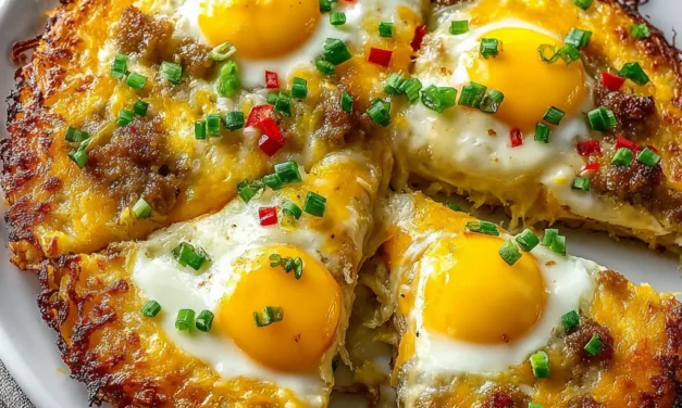 Breakfast Pizza Hash Brown Crust: A Quick and Comforting Family-Style Meal