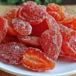 Candied strawberries