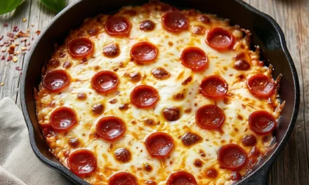 Cast Iron Skillet Pizza Dip: A Quick and Delicious Appetizer