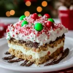 Christmas Cookie Lasagna