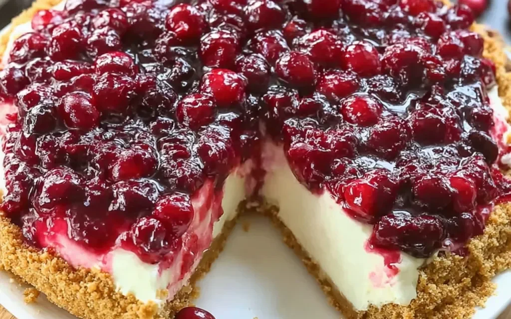 Cranberry Cheesecake Pie – A Delightful Dessert Delight