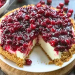 Cranberry Cheesecake Pie
