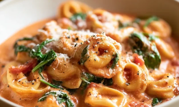 Creamy Spinach Tomato Tortellini: A Classic Italian-Inspired Dish