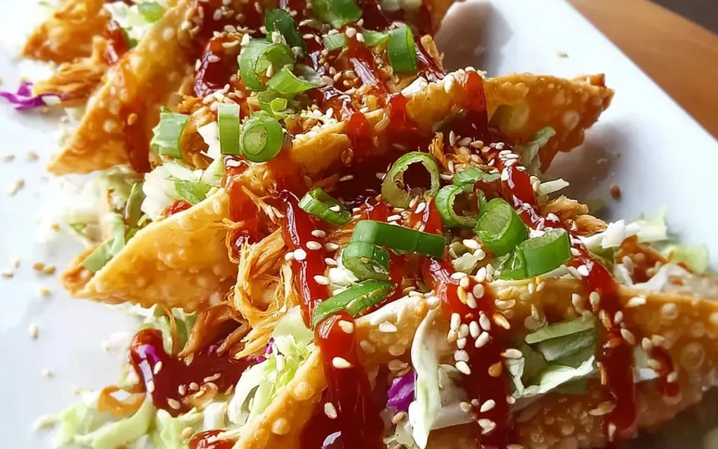 Crispy Chicken Wonton Tacos – A Tasty 30-Minute Meal